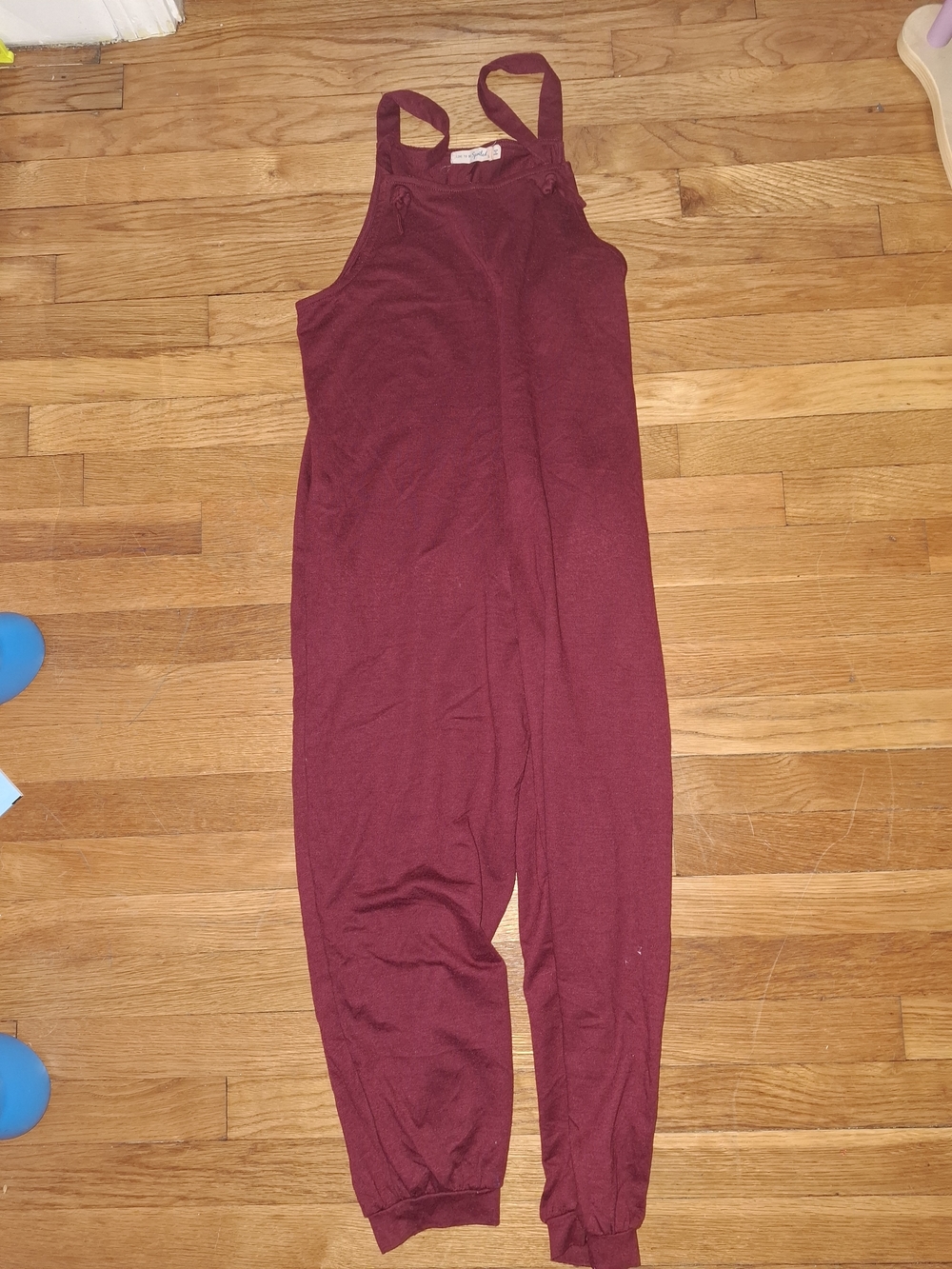 Women's Burgundy One-Piece Jumpsuit